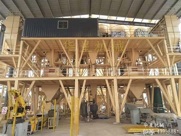 山東石膏砂漿生産線