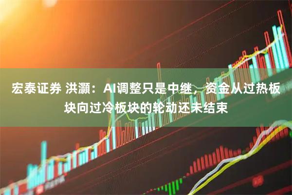 宏泰证券 洪灝:AI调整只是中继,资金从过热板块向过冷板块的轮动还未结束